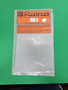Pls91680 Plastruct Ho Patterned Sheets Safety Tread Checker Plate .020 X 7 12in P 91680
