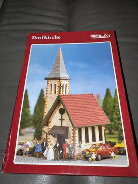 Pola 003261006053 Dorfkirche Ho 605 Village Church Open Box Complete