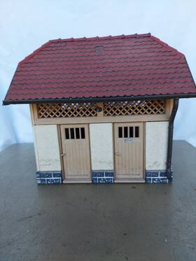 Pola 003261009030 G-scale 903 Schonweiler Toilet Block Model Building Pola 003261009030 G-scale 903 Schonweiler Toilet Block Model Building