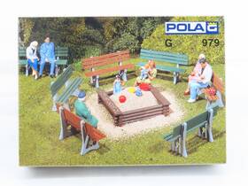 Pola 003261009795 G 1/22.5 Scale Kit #979 Six Benches - Sealed