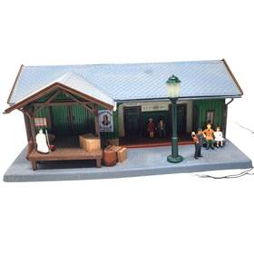 Pola 037135006058 Ho Scale Silverado Station Built Kit Model Power New In Box 605