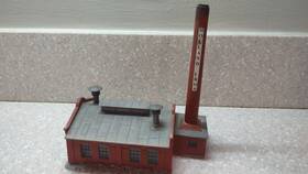1546 Pola Vintage N Scale Holland Iron Model Factory Built Mill Plant Building Stack