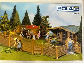 331730 Pola 331739 Lgb G Scale Rustic Wood Fences - Read Description