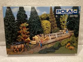 331760 Pola Team Of Horses For Timberwork - G 1 22.5 Scale