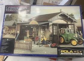 G483 Pola G Scale 1 22.5 958 Machinery Repair Workshop Structure Railroad Model Kit