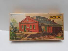 N209 Pola Guterhalle N 209 Building Kit With Loading Ramp And Crane For Ho Scale