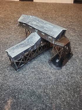 Pola-245n Pola 245 N Coal Mine Building Kit Kohlenmine Scale Vintage