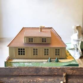 Valsc112 Pola Vintage Ho Scale Model House European Villa Train Layout Building