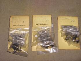 Tk102 Portland Products Tk101 3 Sets Of Die-cast On2 Trucks 2x And 1x