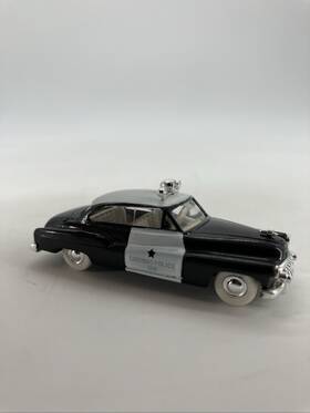 4713 Praline Ho Scale 1950s Buick Chicago Police 106 Department Car Black And White