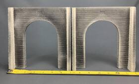 O2677 Pre-size Model Specialties Ps616 2x O Scale Tunnel Portals Formed Concrete 1915 Date