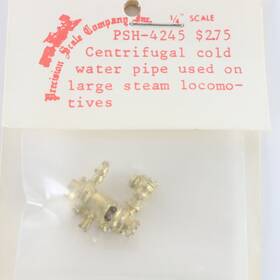 Psh-4245 Precision Craft Centrifugal Cold Water Pipe For Large Steam Locos Brass 1/4 Inch