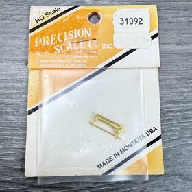 31092 Precision Scale Co. Inc. Ho #31092 Brake Staff With 4 Spoke Brass Kit Nos