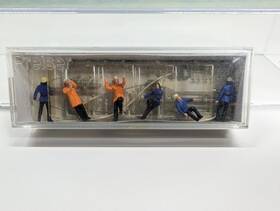 14200 Preiser Ho Scale Fireman Crew Set #1 6 Pcs