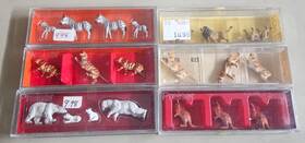 202392 Preiser 20258 Nib Bundle Of 6 Pack Animals #202392-#20384-#623-#20380-#0622-#20387 202392 Preiser 20258 Nib Bundle Of 6 Pack Animals #202392-#20384-#623-#20380-#0622-#20387