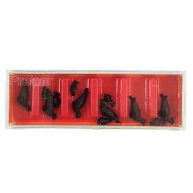 20395 Preiser Ho Seals Circus Animals Zoo Carnival - Set Of 12 Figures Nos