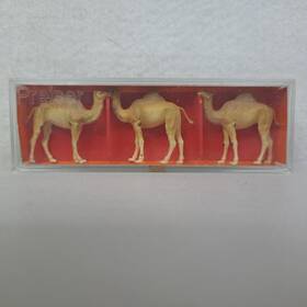 20397 Preiser Ho Camel Figures One Hump Christmas Diorama Miniature Circus Red 20397 Preiser Ho Camel Figures One Hump Christmas Diorama Miniature Circus Red