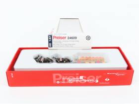 24609 Preiser Ho Scale Inch Landwehr-bier Horse-drawn Beer Barrel Wagon With 4 Horses