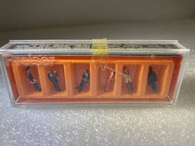 370e246r6-16 Preiser Hand Paint N Scale Train Personnel