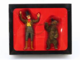45048 Preiser G Scale Circus Bear-leader And Bear Figures