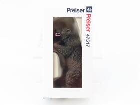 47517 Preiser G 1/25 Scale Elastolin Bear Standing Upright Figure