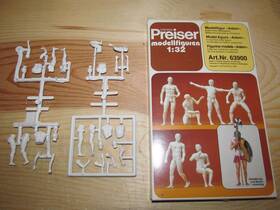 63900 Preiser Adam Model Figures Male Nude 1 32 Scale Not Complete