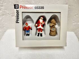 65335 Preiser O Scale Santa-claus And Child Made In Germany-very Detailed #65335 Look
