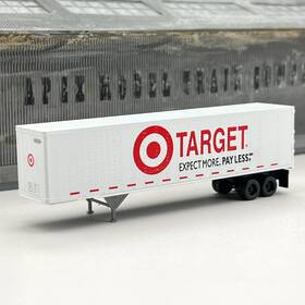 483364 Premiere Editions The Freight Yard 9940a N Scale Target 45 Ft Cargo Dry Box Trailer
