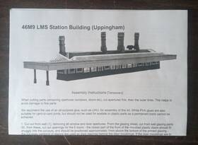 46m9 Prototype Models - Lms Uppingham Station Building Oo Open Not Assembled