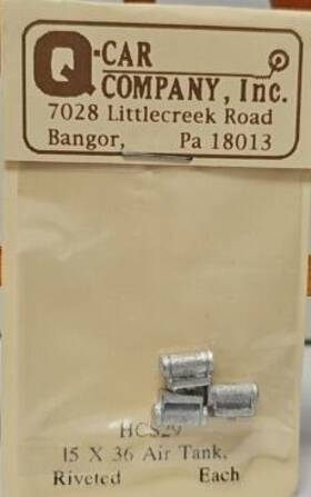 Hcs29 Q-car Company Ho 15 X 36 Riveted Tank Pack Of 3 Hcs29 Q-car Company Ho 15 X 36 Riveted Tank Pack Of 3