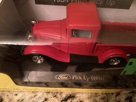 Rail King 658081267098 Roadsters 1 43 1934 Ford Pick Up - Red