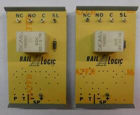323-40 Rail Logic Relay Boards Set Of 2 323-40 Rail Logic Relay Boards Set Of 2