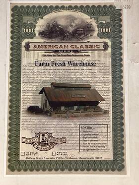 619-101 Railway Design Associates Farm Fresh Warehouse Ho Gauge Plastic Kit Nib