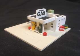 Ho-150s Randy Brown New Release Shilohs Adobe Gas Station - Ho Scale Kit Made In Usa Ho-150s Randy Brown New Release Shilohs Adobe Gas Station - Ho Scale Kit Made In Usa