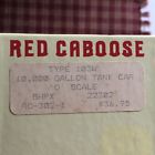 0-on3-on30 Rc-302-1 Red Caboose Scale Gal Tank Car Kit Mib