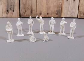 X-500 Reading Vintage Deluxe Playset Lot Of Nine Figures