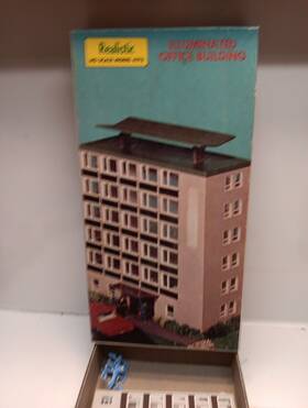 303-398 Realistic Vintage Ho Office Building In Original Box With Directions