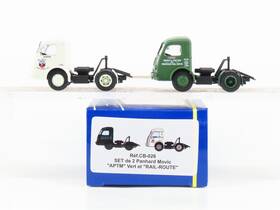 Cb-026 Ree Ho Scale Modeles Panhard Movic Inch Aptm And Rail-route Truck 2-pack