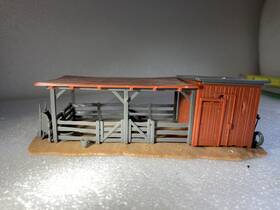 395e264r5-3a Revell 66 Year Old Revel Ho Covered Corral And Tac Shed Copyright 1958 395e264r5-3a Revell 66 Year Old Revel Ho Covered Corral And Tac Shed Copyright 1958