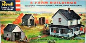 T-9003 Revell 249 Ho Farm Building Kit Set Of 4 Ln/box T-9003 Revell 249 Ho Farm Building Kit Set Of 4 Ln/box