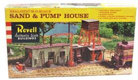 T-9030 Revell Vintage Ho Sand And Pump House Kit Nib 1960s T-9030 Revell Vintage Ho Sand And Pump House Kit Nib 1960s