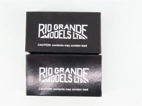 3078-lw Rio Grande Models Lot Of 2 Ho 1/87 Scale Kit Linn-wheeler Trailers
