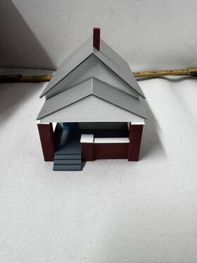 Rix 400628002026 1 Story House With Front Porch - Model Railroad Building Ho Scale Rix 400628002026 1 Story House With Front Porch - Model Railroad Building Ho Scale