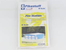 541-8009 Rix Products N 1/160 Scale Pikestuff Kit #541-8009 Fire Station Building - Sealed