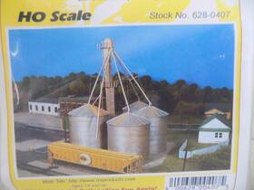 628-0407 Rix Products Grain Elevator Ho Scale By Kit#628-0407 Po Nos