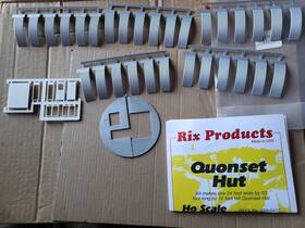 628-0410 Rix Products Quonset Hut Structure Model Kit Ho Scale Opened