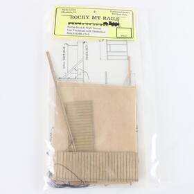 Rmr-1543 Rocky Mountain Rails Prefab Roof And Wall Trusses Truckload With Timberbed Mt Ho