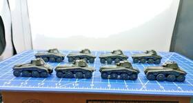 Z-124 Roco Ho 1 87 Scale Minitanks German Armoured Car 234/3 Lot Of 8