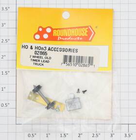 02865 Roundhouse Ho 2-wheel Prairie Lead/pilot Truck Assembly