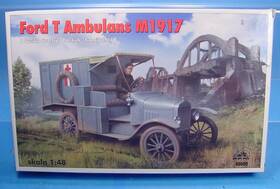 M1917 Rpm 48002 O Scale On3 On30 1/48 Models Ford Model T Chassis Ambulance Kit